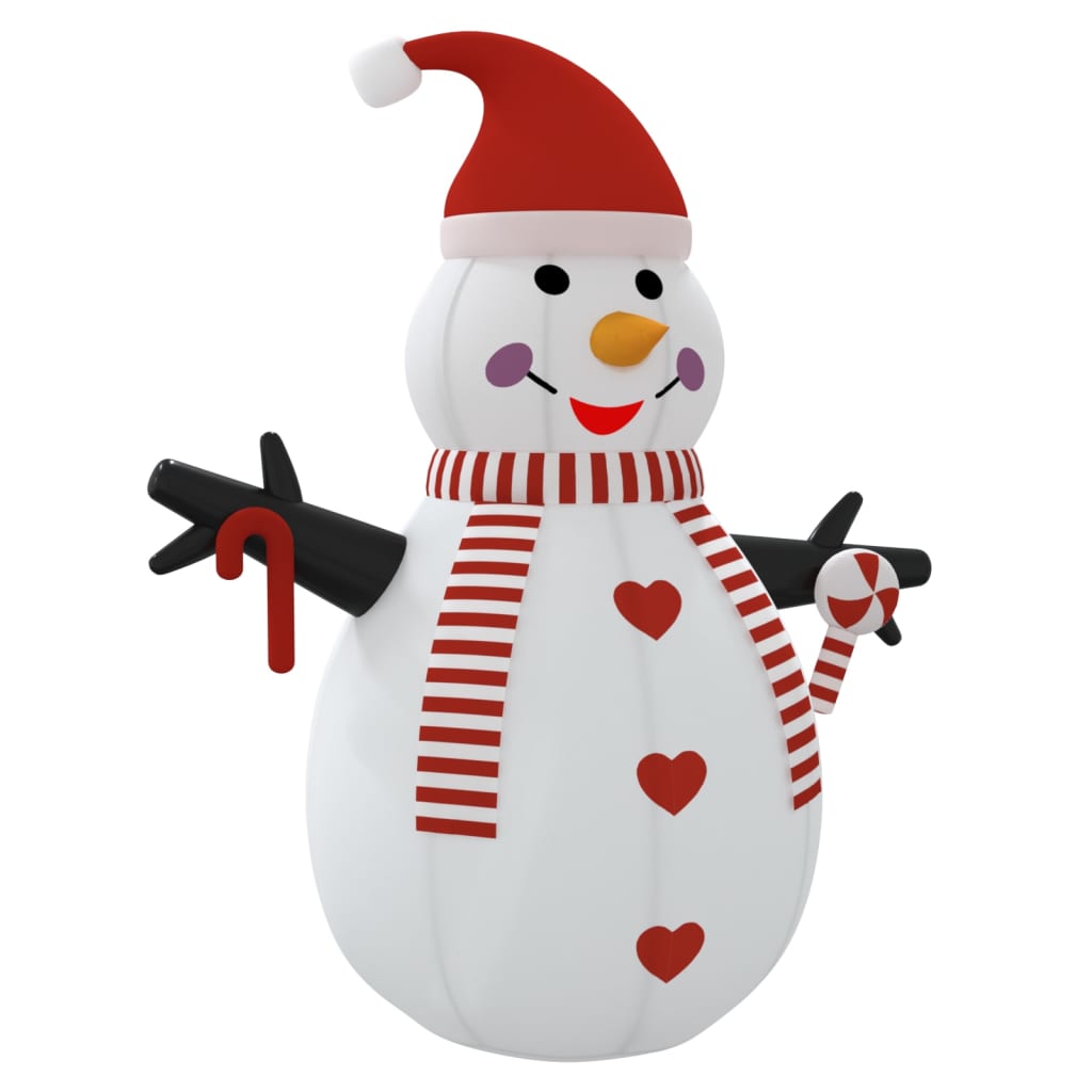 Napuhac snjegović s LED diodama 300 cm