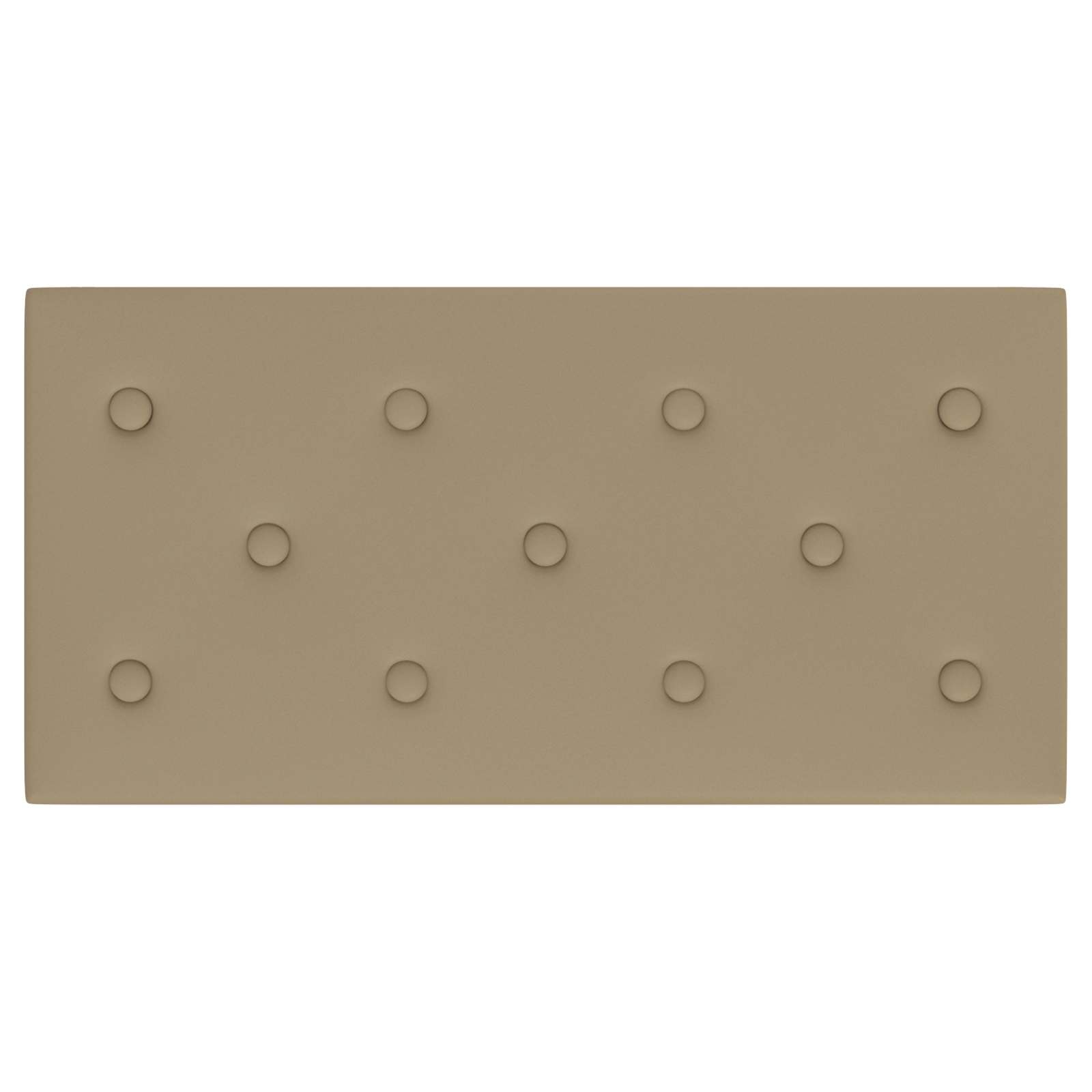Zidna uzglavlja 12 pcs Boja cappuccina 60 x 30 cm Lažna koža