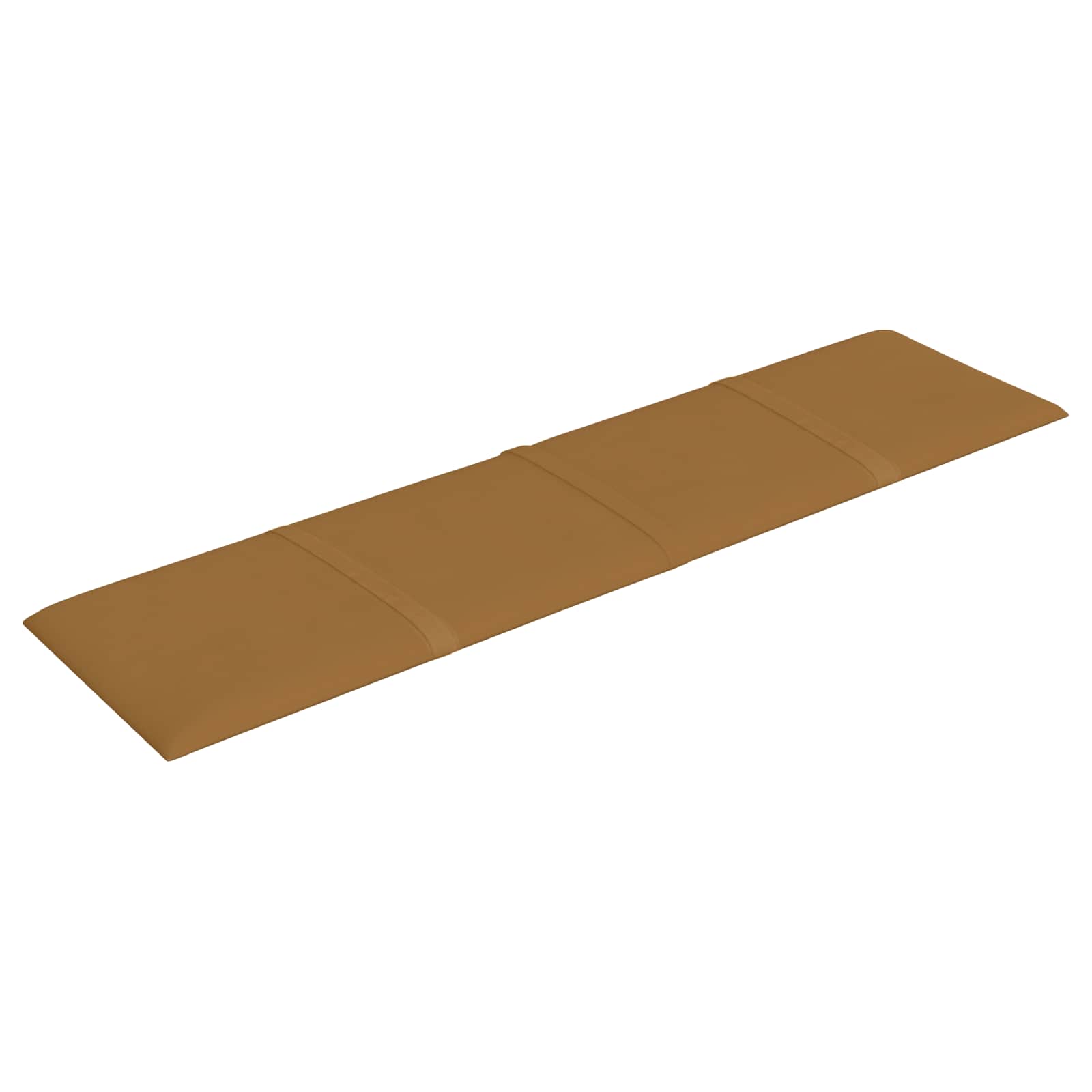 Zidna uzglavlja 12 pcs Smeđa 60 x 15 cm Baršun