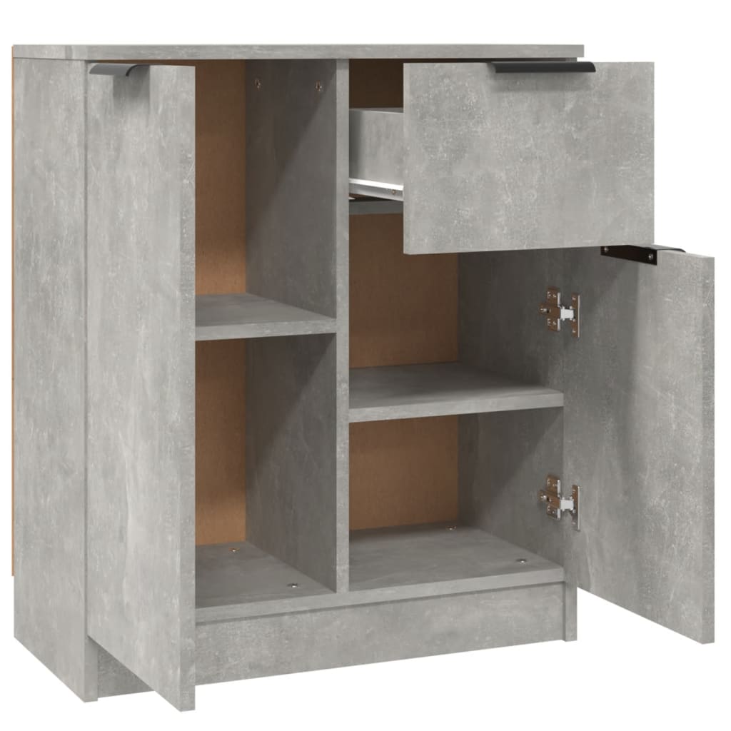 Komoda siva boja betona 60x30x70 cm od konstruiranog drva