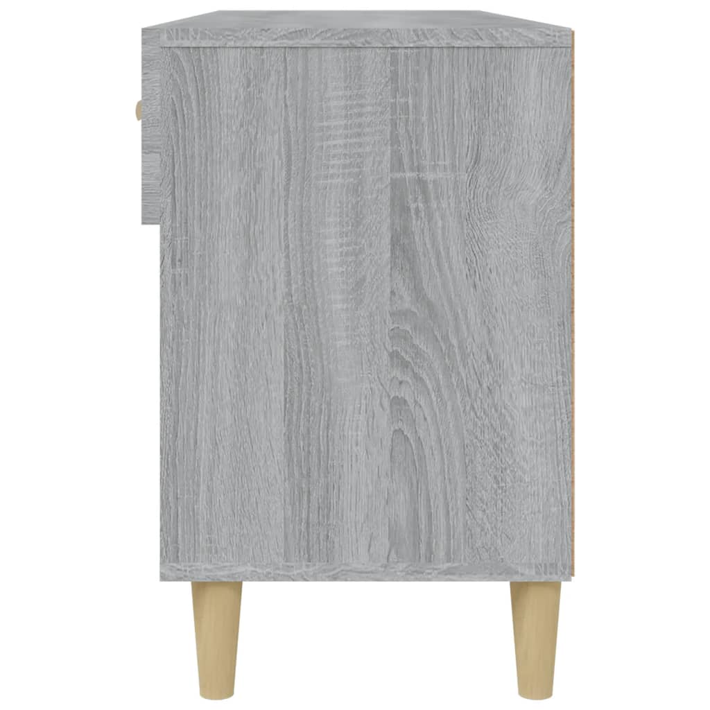 Ormarić za cipele sivi hrast 102 x 35 x 55 cm konstruirano drvo