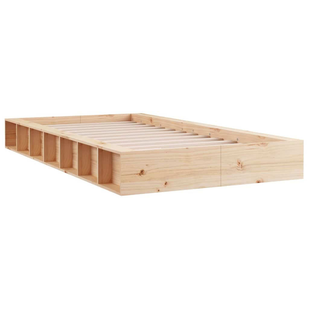 Okvir za krevet 100 x 200 cm od masivne borovine