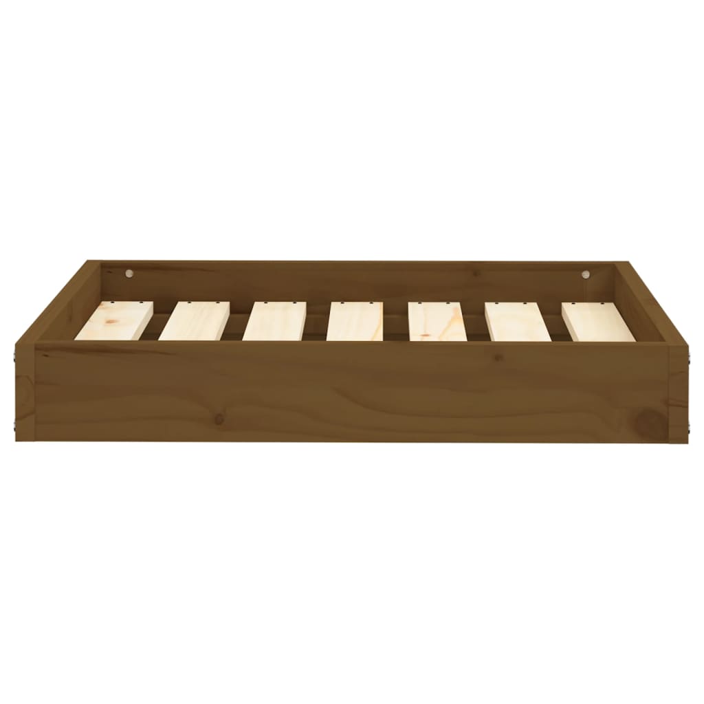 Dnevni ležaj smeđa boja meda 61,5x49x9 cm od masivne borovine
