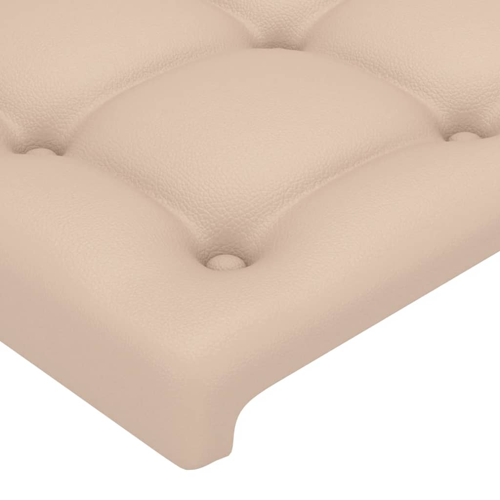 Uzglavlja cappuccina 160x5x78/88 cm od umjetne kože