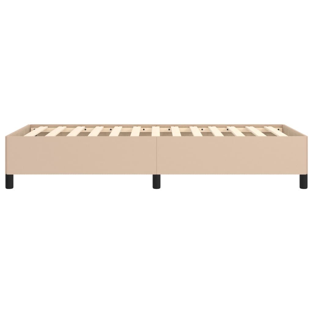 Okvir za krevet boja cappuccina 90x200 cm od umjetne kože