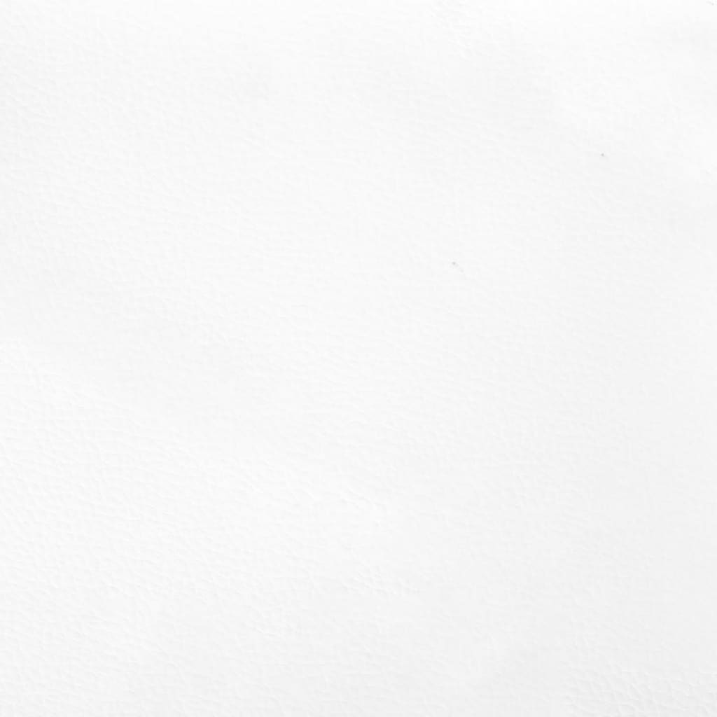 Okvir za krevet bijela 160x200 cm od umjetne kože