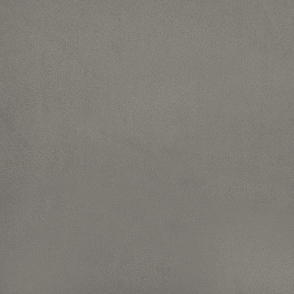 Okvir kreveta bez madraca svijetlosivi 152x203 cm Queen baršun