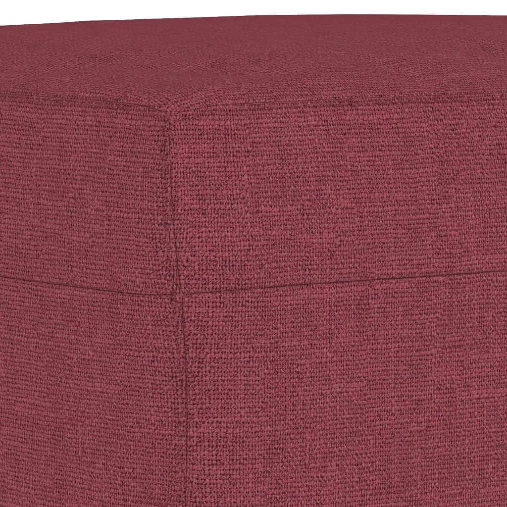 Tabure crvena boja vina 70 x 55 x 41 cm od tkanine