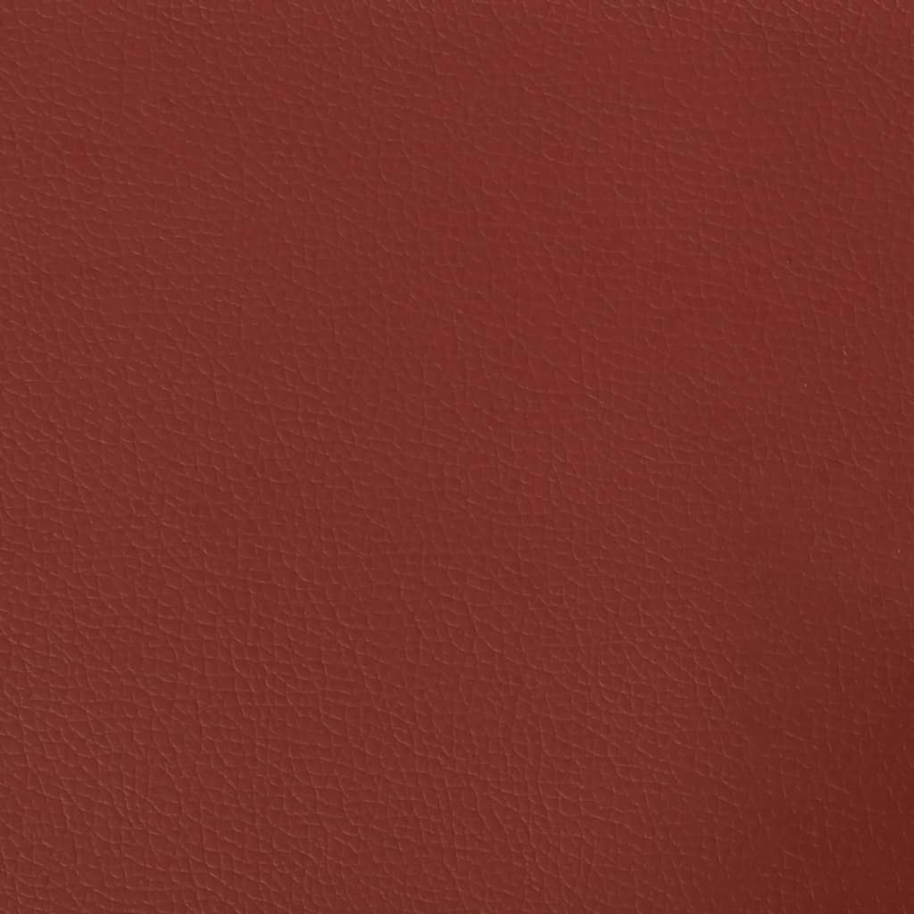 Klupa crvena boja vina 70 x 35 x 41 cm od umjetne kože