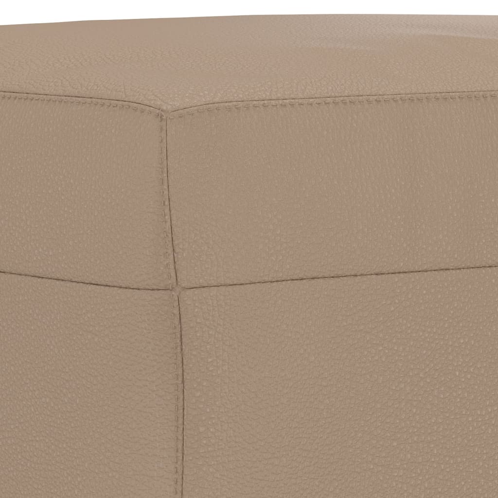Klupa boja cappuccina 100 x 35 x 41 cm od umjetne kože
