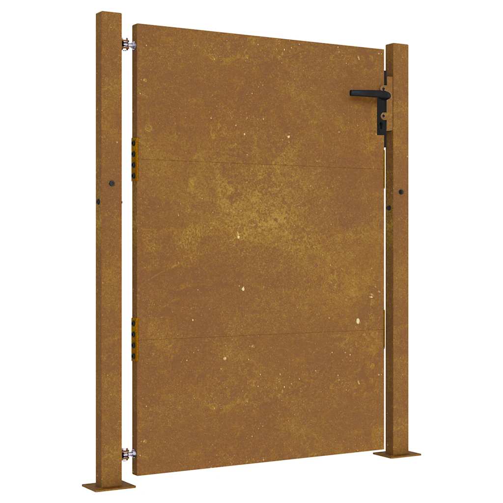 Vrtna vrata 100x150 cm Corten čelik