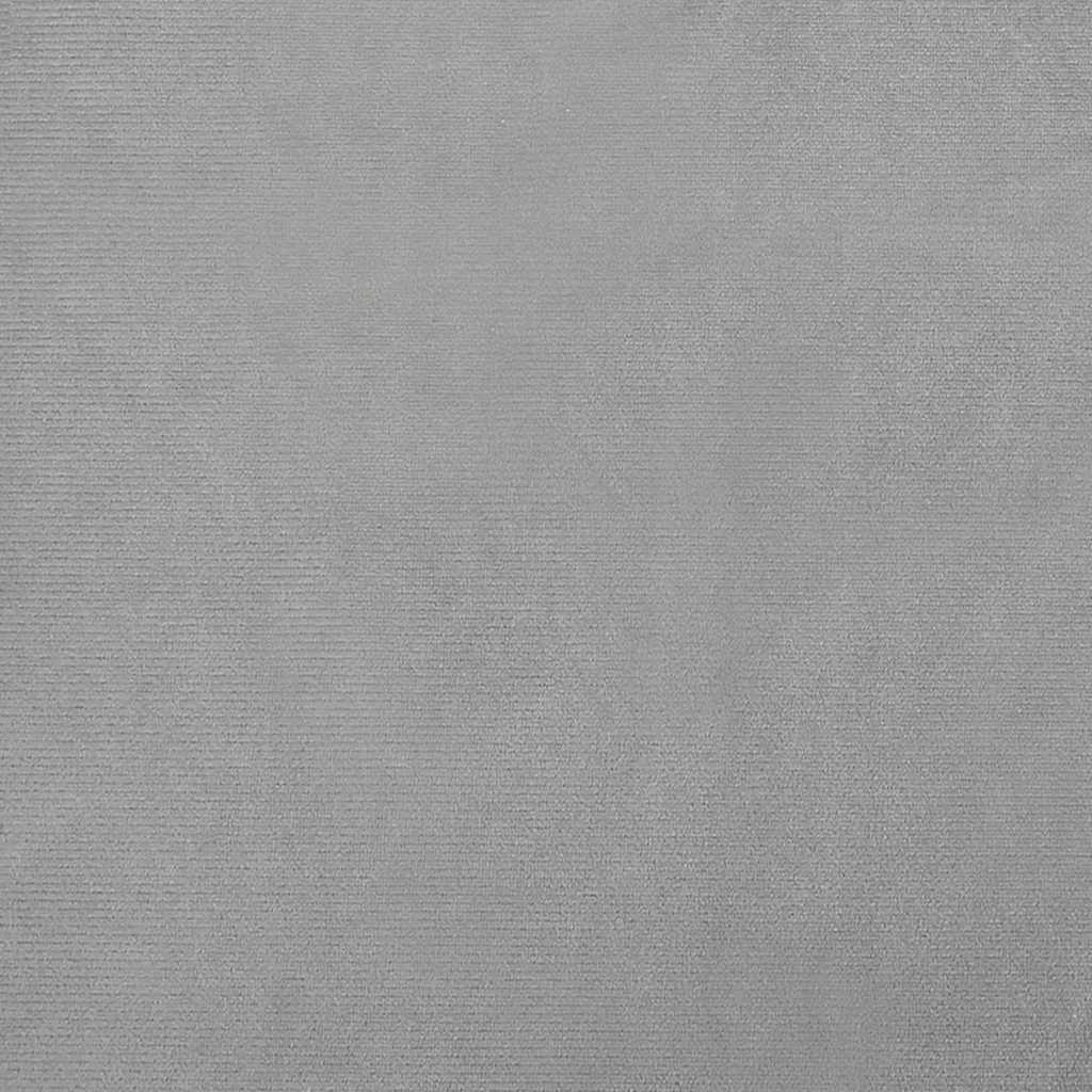 Krevet za pse svjetlosivi 70x45x26,5 cm baršunasti