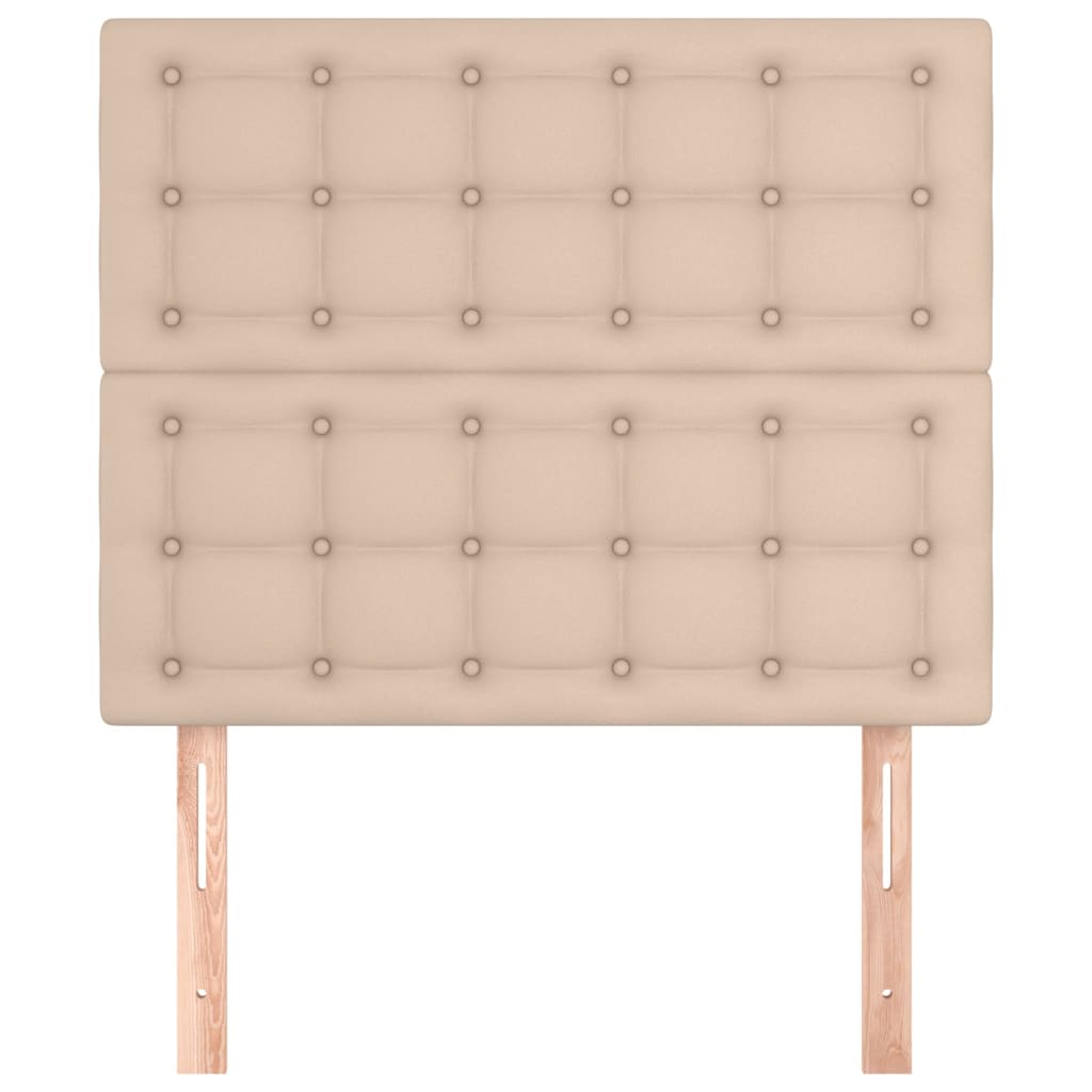 Uzglavlje Cappuccino 80x5x118/128 cm Imitacija kože