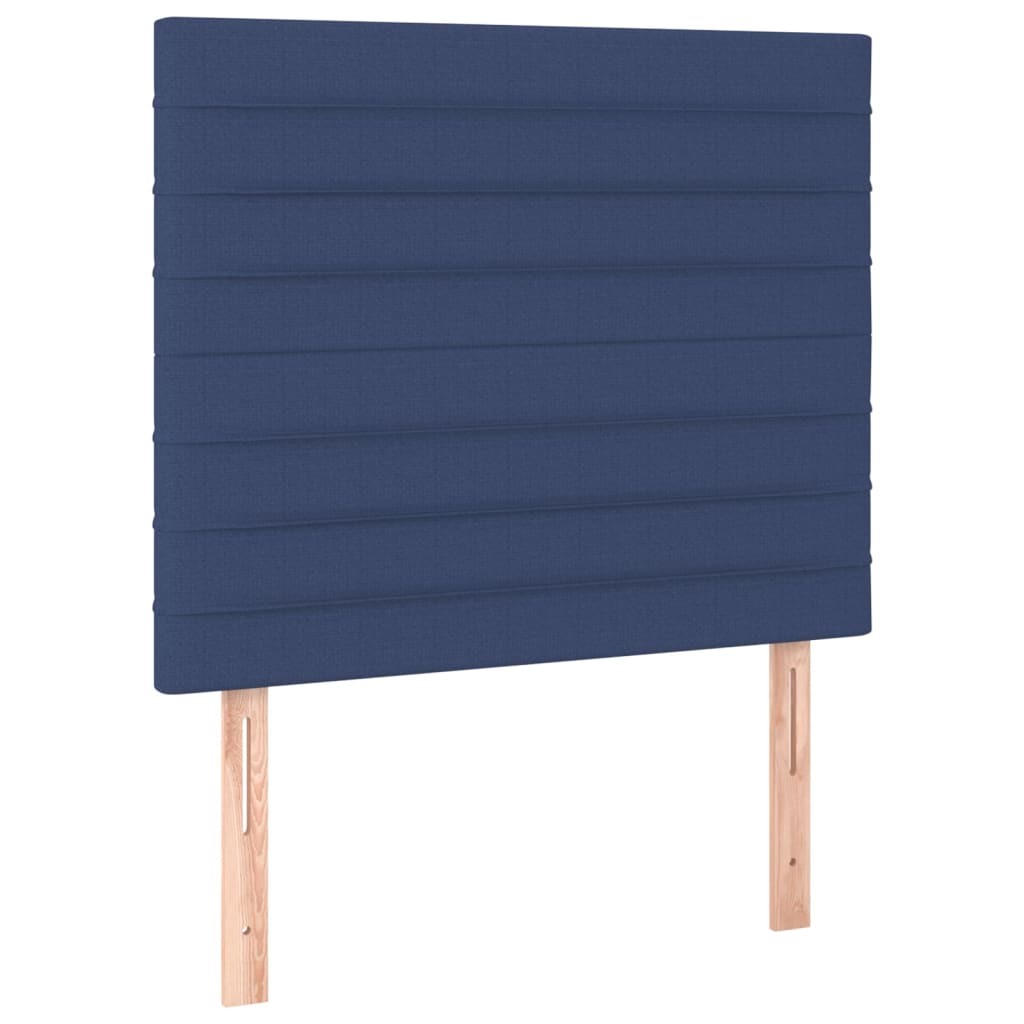Uzglavlje plavo 100x5x118/128 cm tkanina