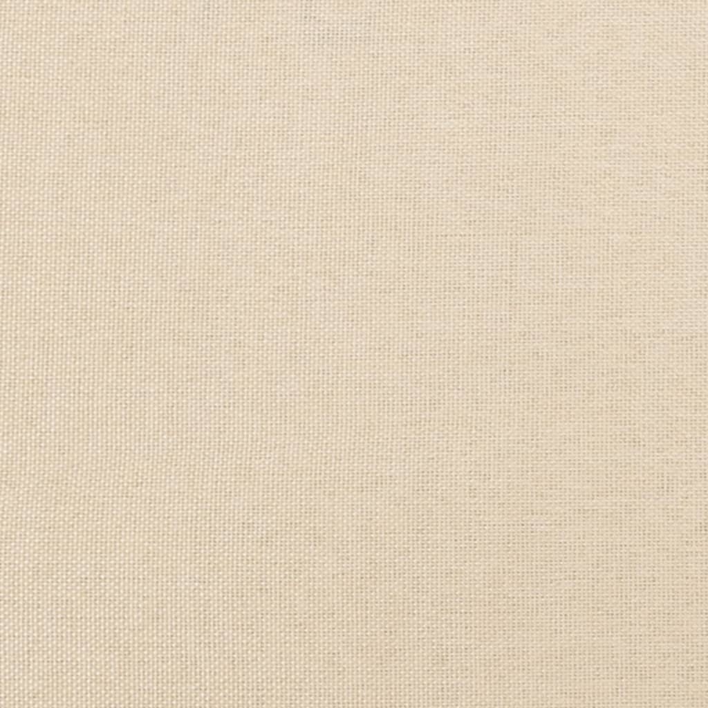 Uzglavlje s ušima krem 103x23x118/128 cm od tkanine