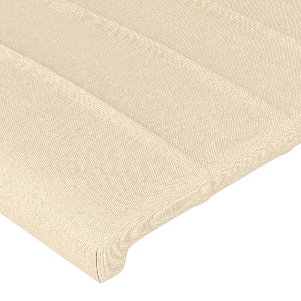 Uzglavlje s ušima krem 83 x 23 x 118/128 cm od tkanine