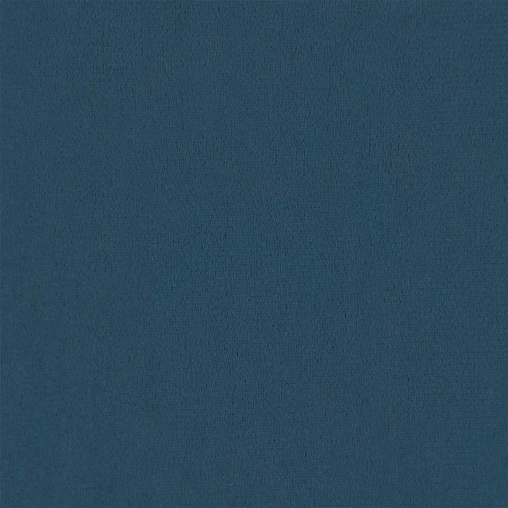 Uzglavlje s ušima tamnoplavo 93x16x118/128 cm baršunasto