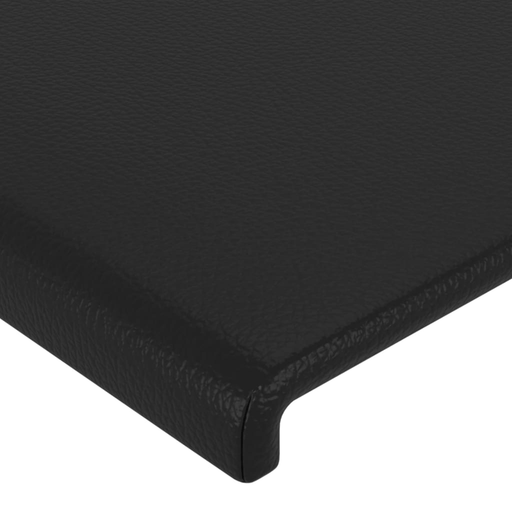 Okvir za krevet s uzglavljem crni 80 x 200 cm od umjetne kože