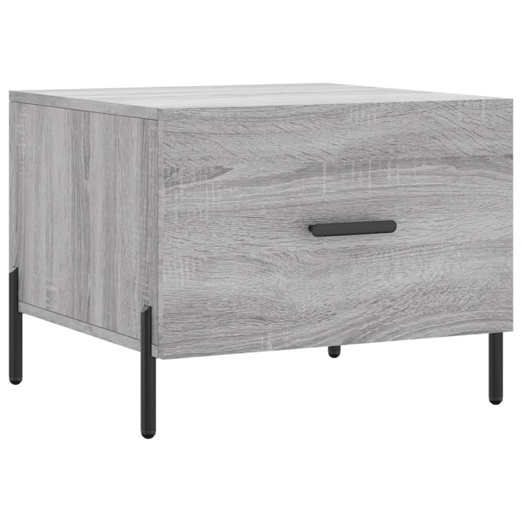 Stolići za kavu 2 kom boja hrast 50x50x40 cm konstruirano drvo