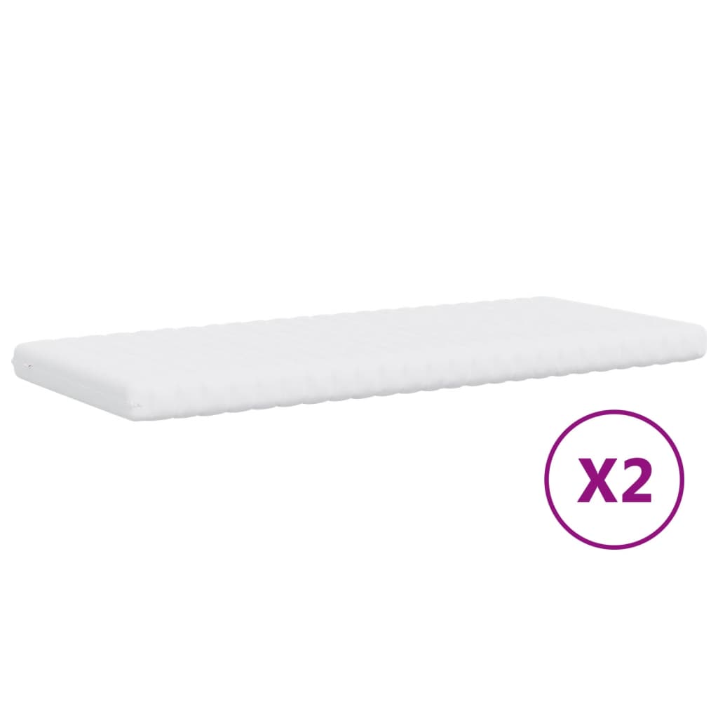 Dnevni krevet na razvlačenje bijeli 90 x 200 cm od umjetne kože