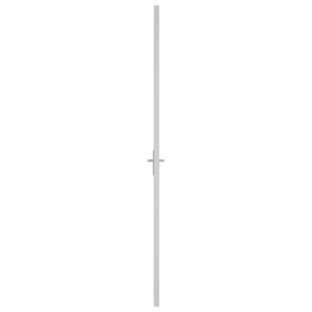 Unutarnja vrata 83 x 201,5 cm Bijela od ESG stakla i aluminija