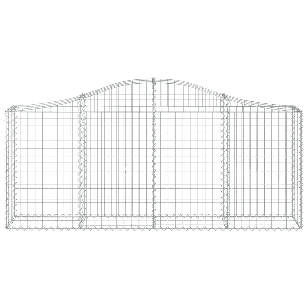 Lučne gabionske košare 20 kom 200x30x80/100cm pocinčano željezo
