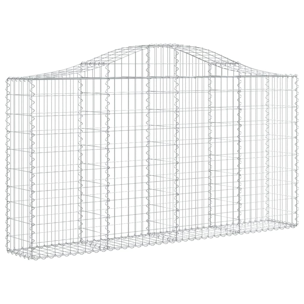 Lučne gabionske košare 11kom 200x30x100/120cm pocinčano željezo