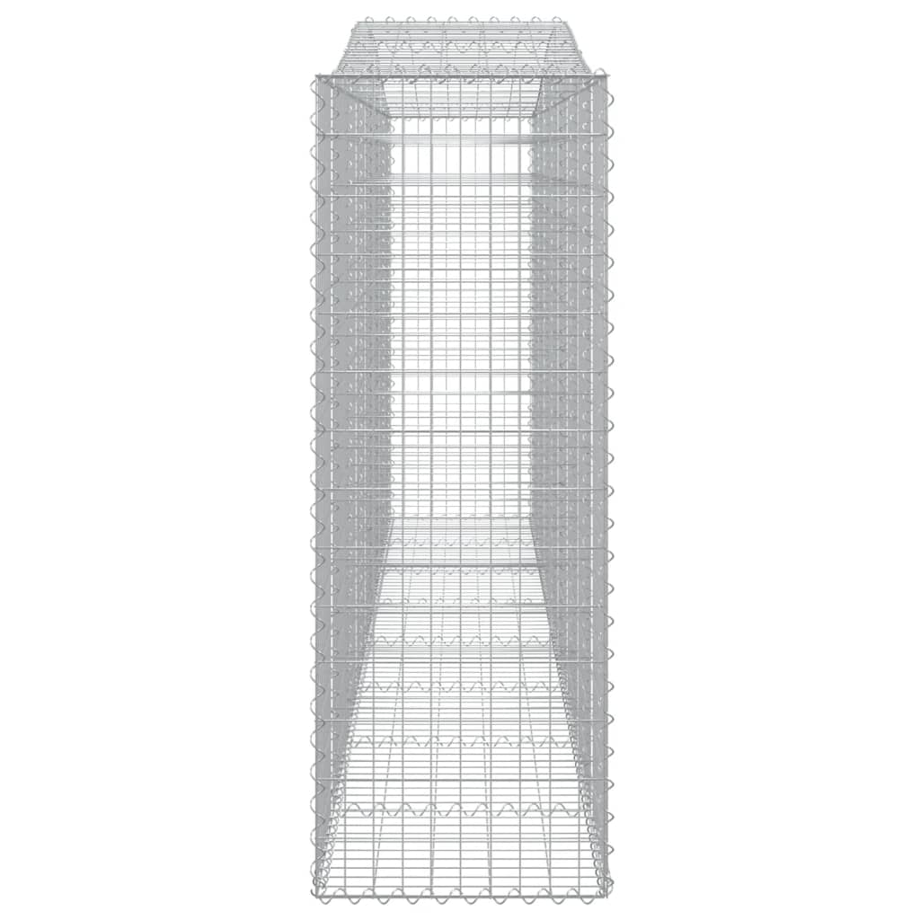 Lučne gabionske košare 6 kom 400x50x140/160cm pocinčano željezo