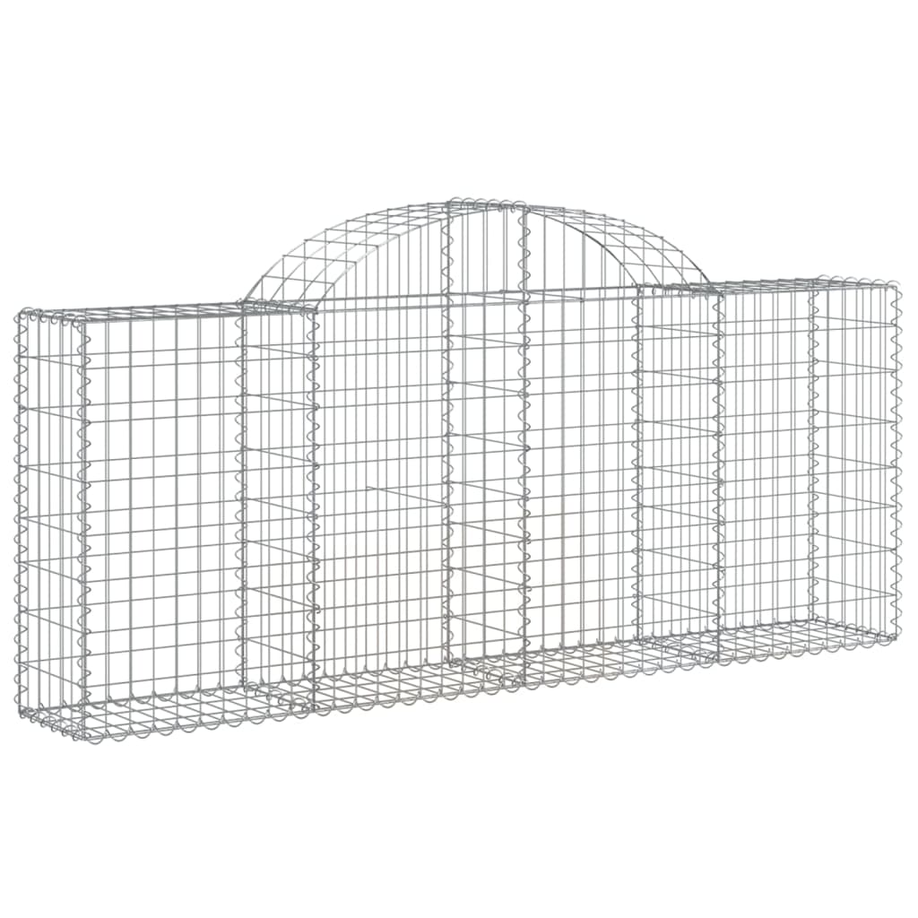 Lučne gabionske košare 50 kom 200x30x80/100cm pocinčano željezo