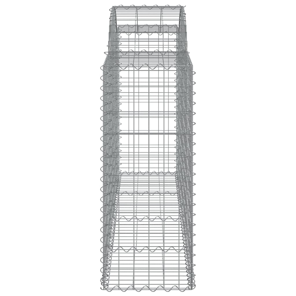 Lučne gabionske košare 3 kom 200x50x100/120cm pocinčano željezo