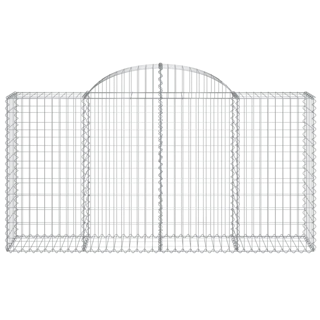 Lučne gabionske košare 10kom 200x50x100/120cm pocinčano željezo
