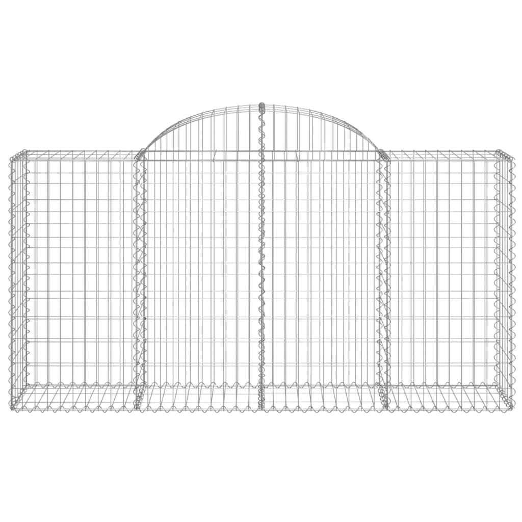 Lučne gabionske košare 20kom 200x50x100/120cm pocinčano željezo