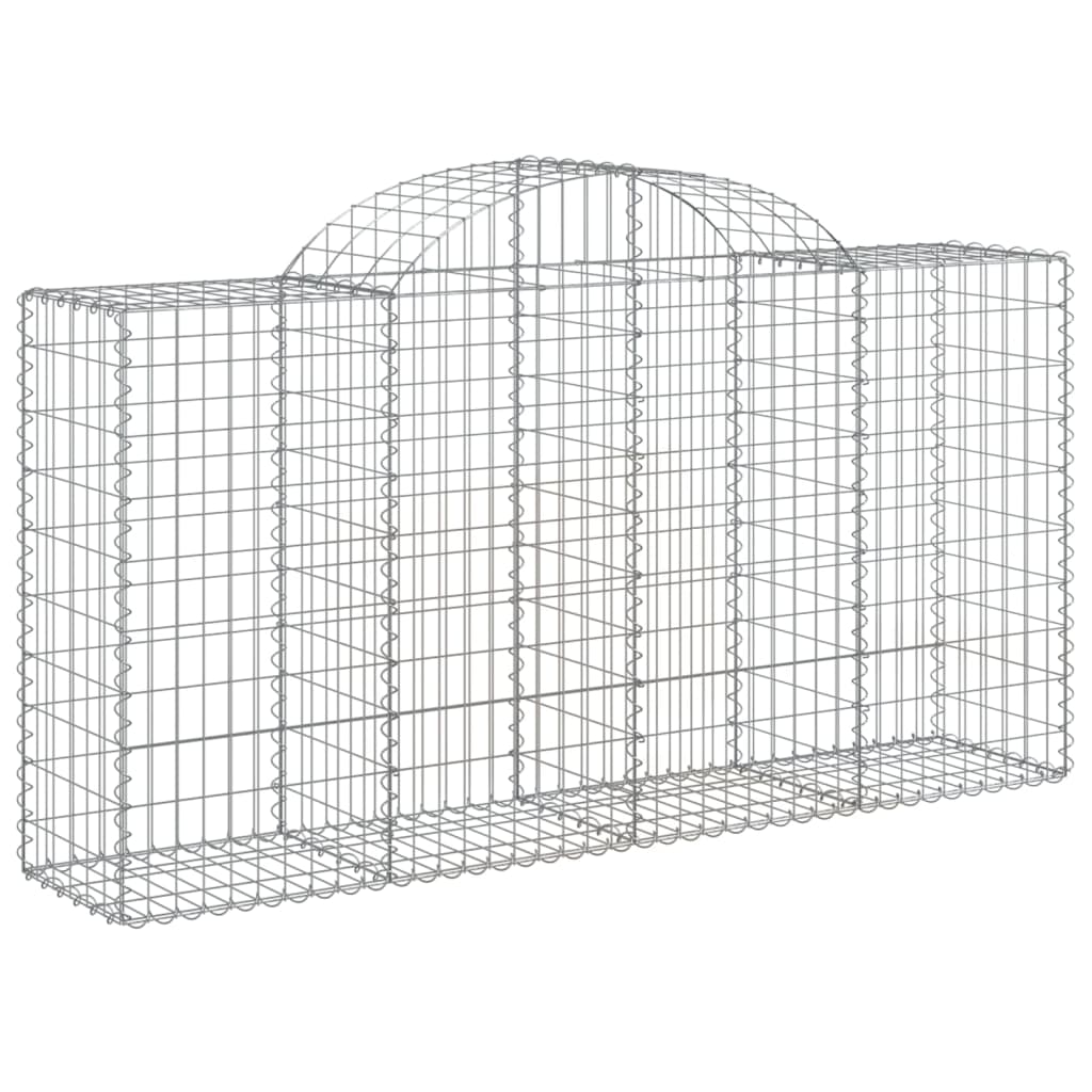 Lučne gabionske košare 30kom 200x50x100/120cm pocinčano željezo