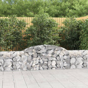 Lučne gabionske košare 6 kom 300x30x60/80 cm pocinčano željezo
