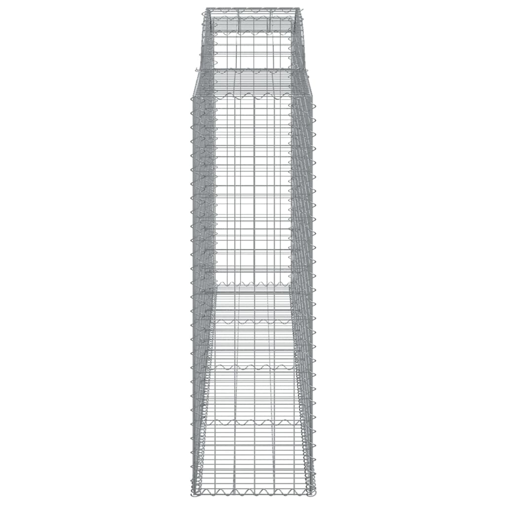 Lučne gabionske košare 25 kom 300x50x160/180 cm pocinčano željezo