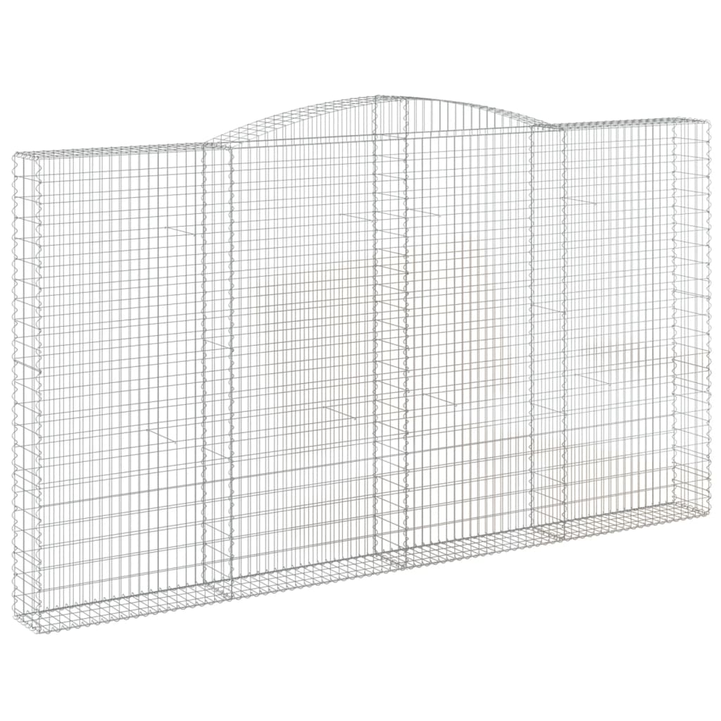 Lučne gabionske košare 3 kom 400x30x220/240cm pocinčano željezo