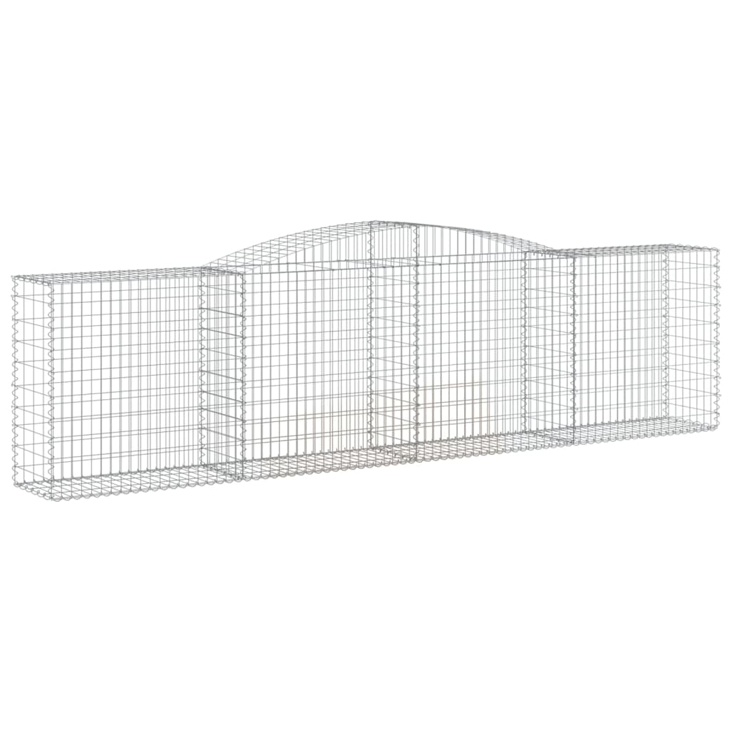 Lučne gabionske košare 20kom 400x50x100/120cm pocinčano željezo