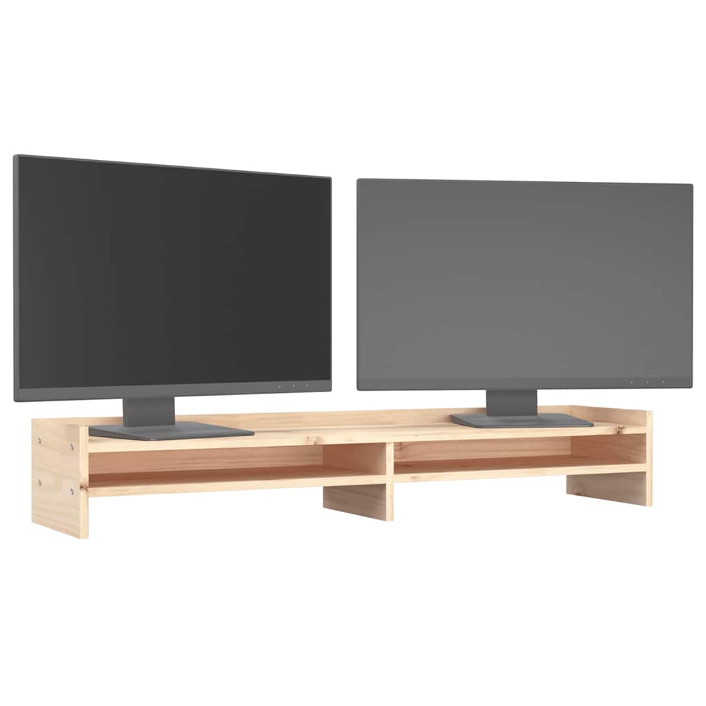 Stalak za monitor 100 x 24 x 16 cm od masivne borovine