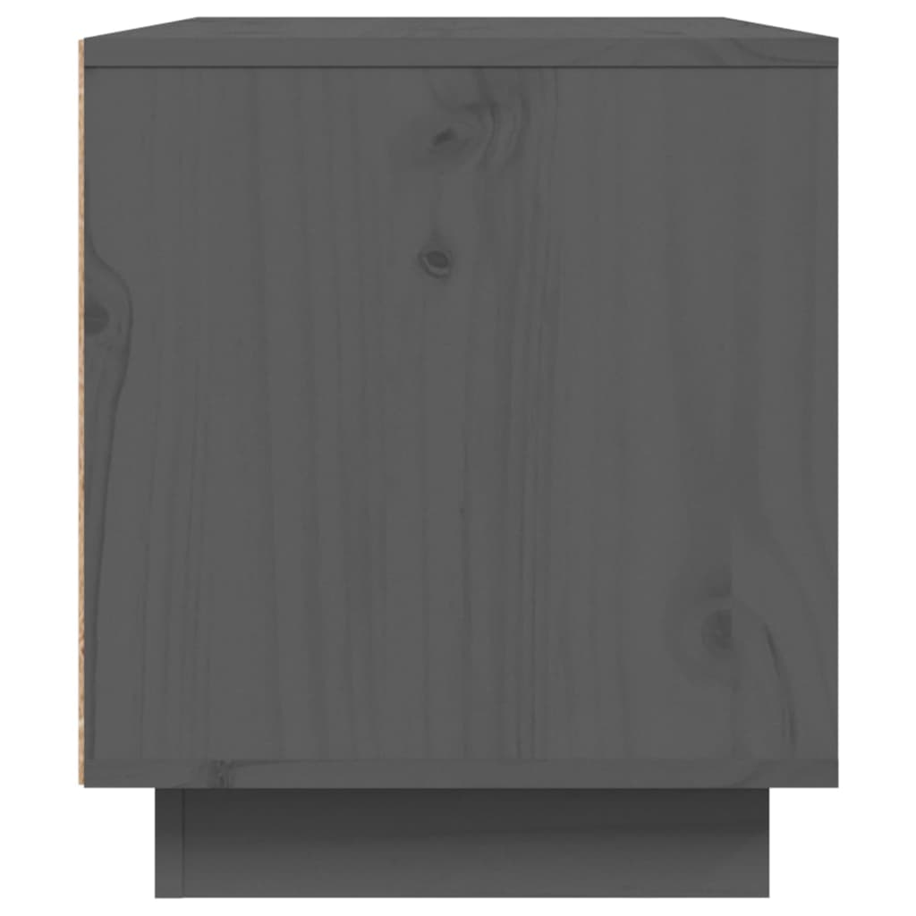 TV ormarić sivi 80 x 35 x 40,5 cm od masivne borovine