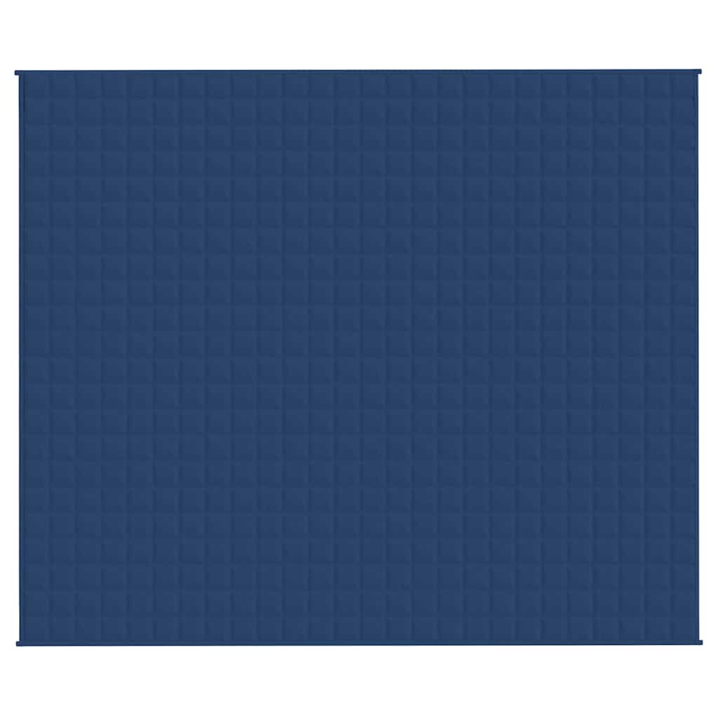 Teška deka plava 220x260 cm 11 kg od tkanine