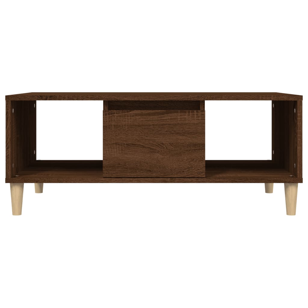 Stolić za kavu smeđi hrast 90x50x36,5 cm konstruirano drvo
