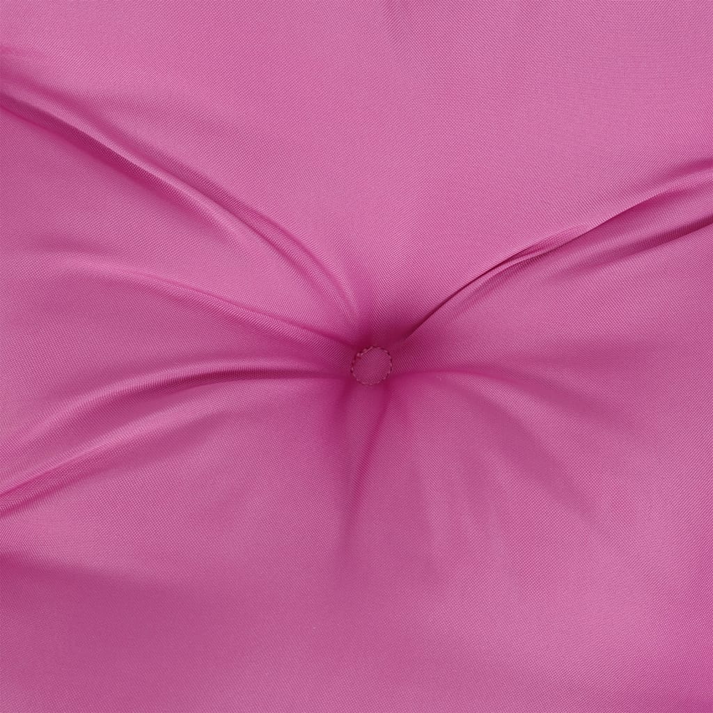 Jastuk za palete ružičasti 80 x 80 x 12 cm od tkanine