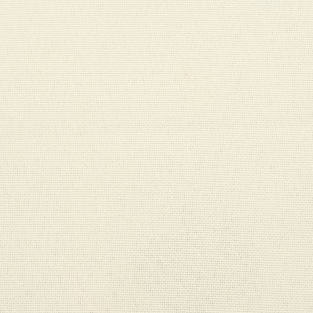 Jastuci za stolice 4 kom krem bijeli 50x50x7 cm tkanina Oxford