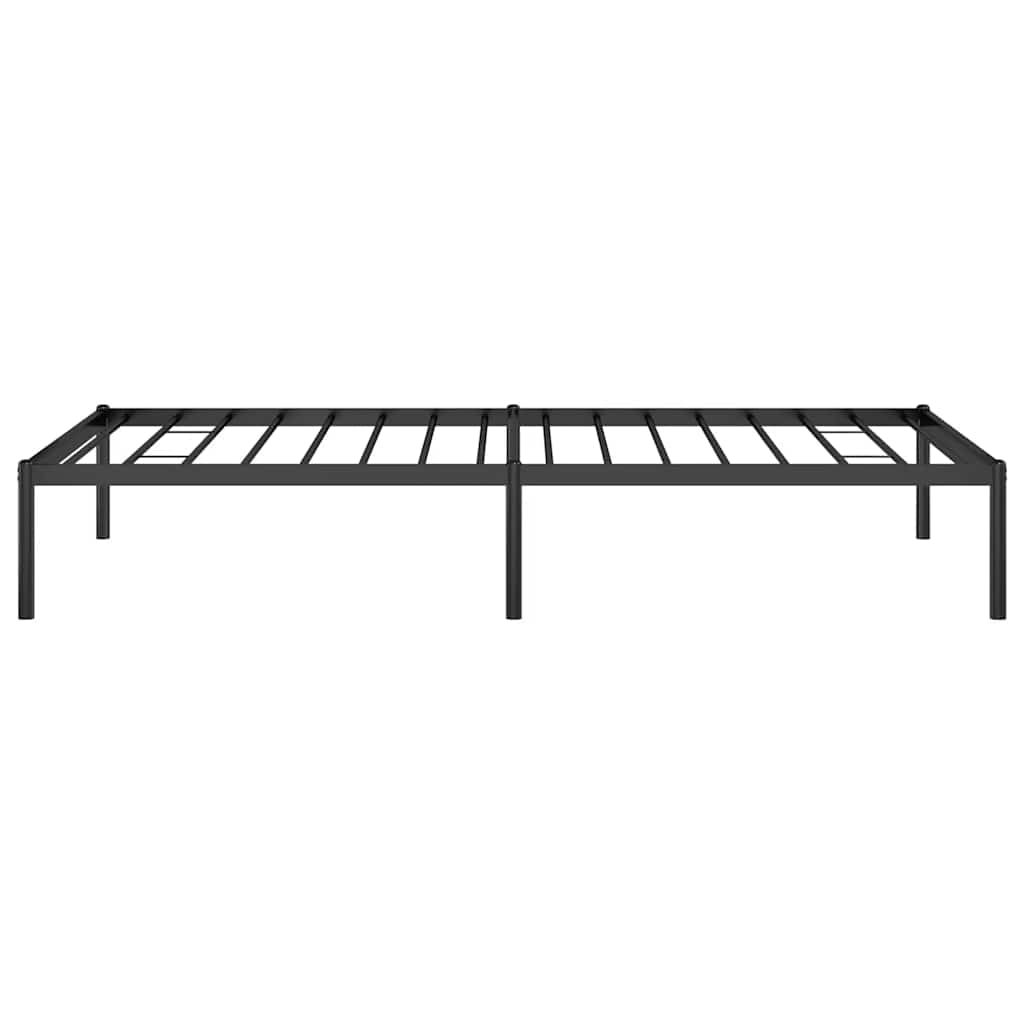 Metalni okvir za krevet crni 90 x 190 cm