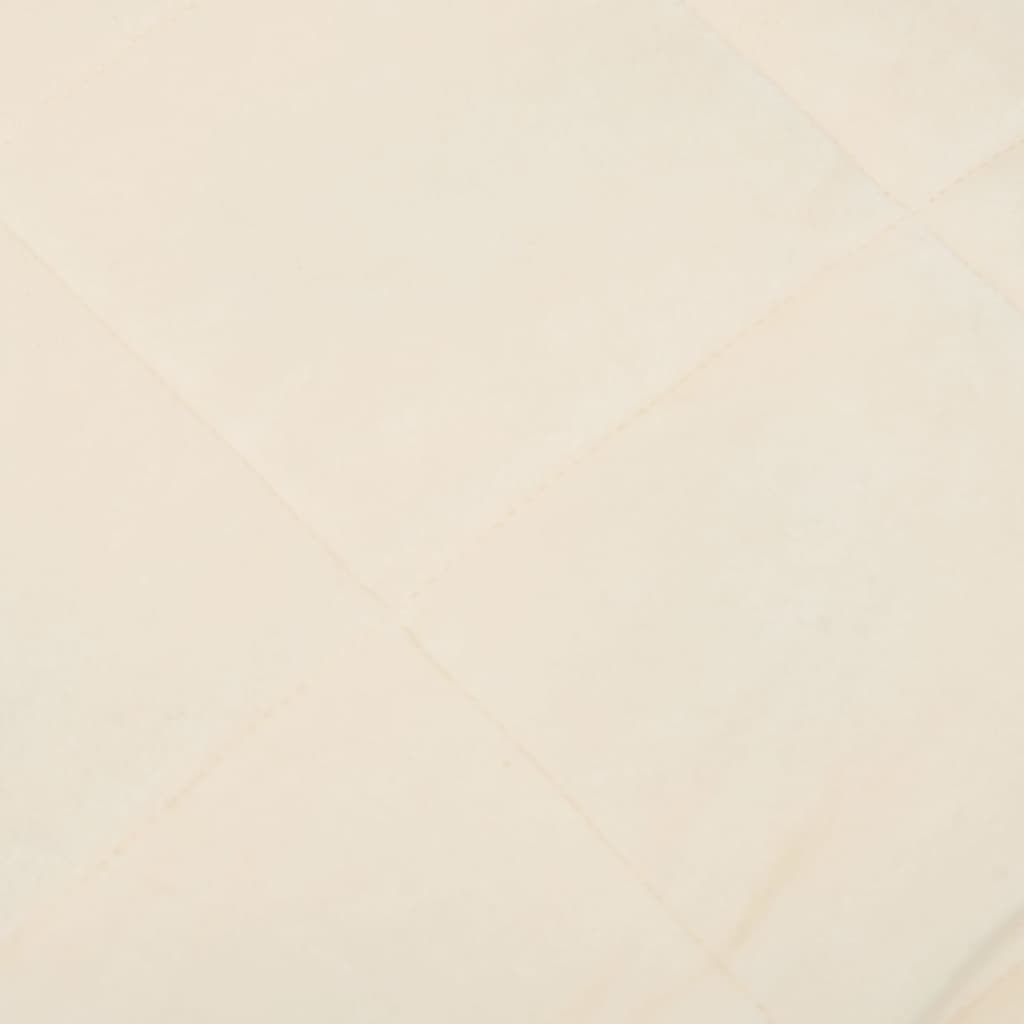 Teška deka svijetla krem 220x230 cm 11 kg od tkanine