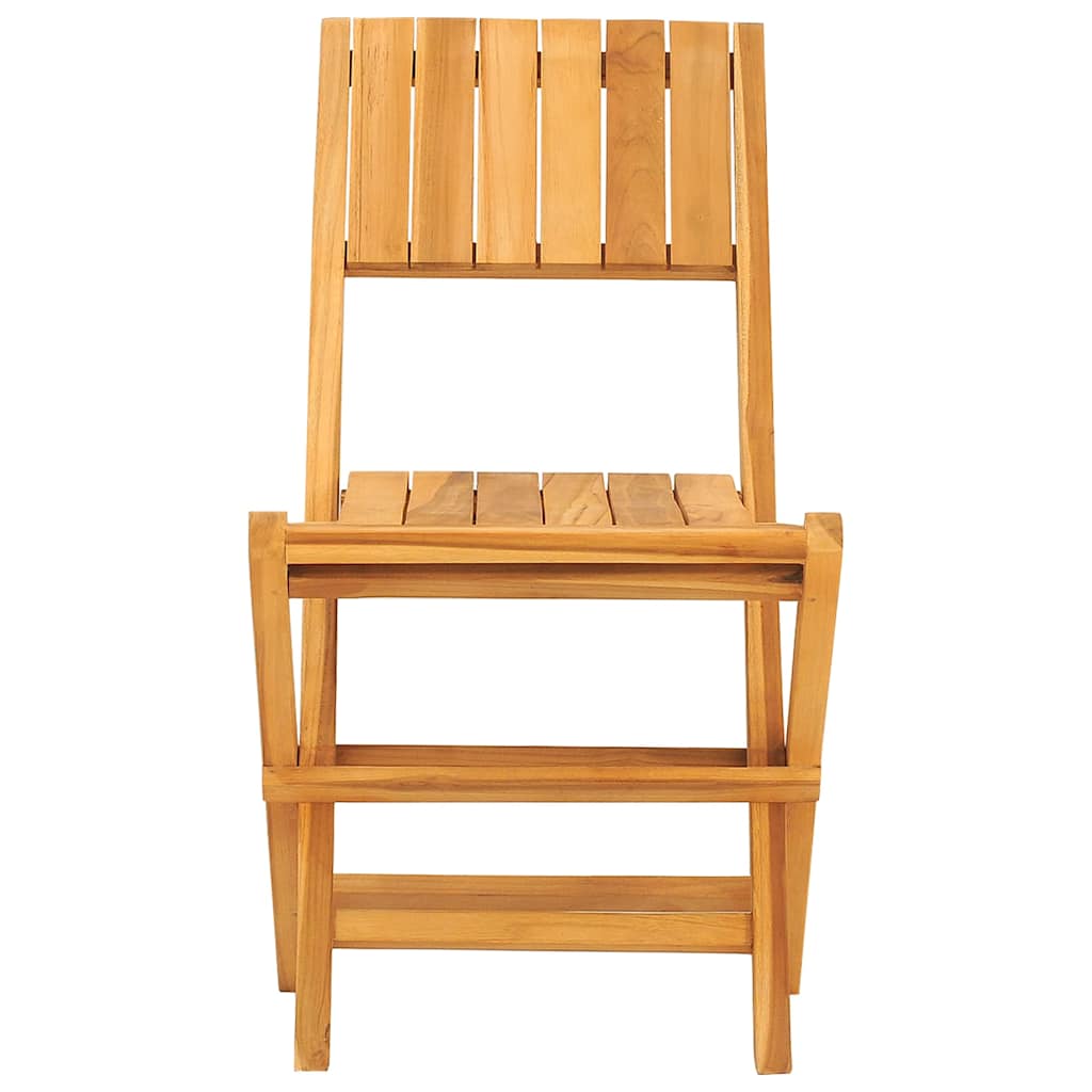 Sklopive vrtne stolice 4 kom 47x62x90 cm od masivne tikovine