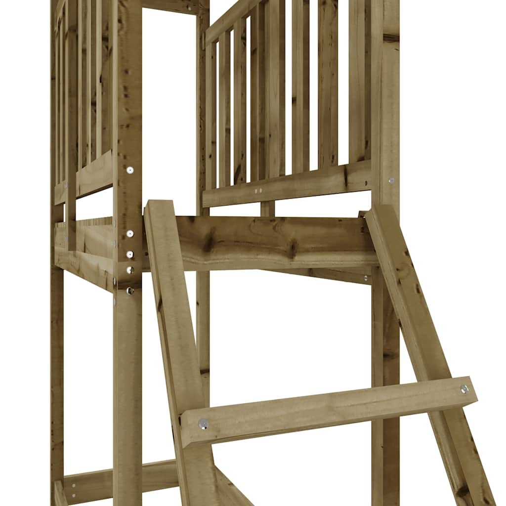 Vanjski set za igru 53 x 110 x 214 cm od impregnirane borovine