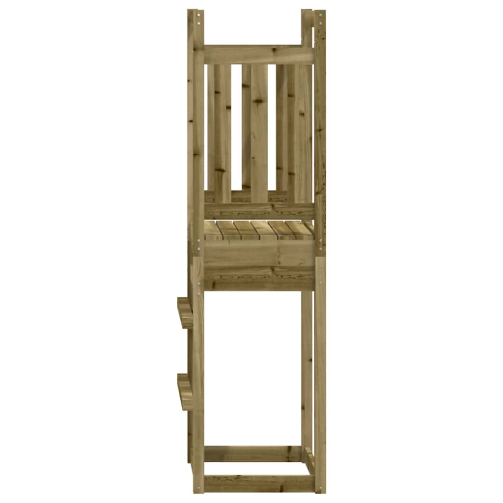 Toranj za igru 53 x 46,5 x 169 cm od impregnirane borovine