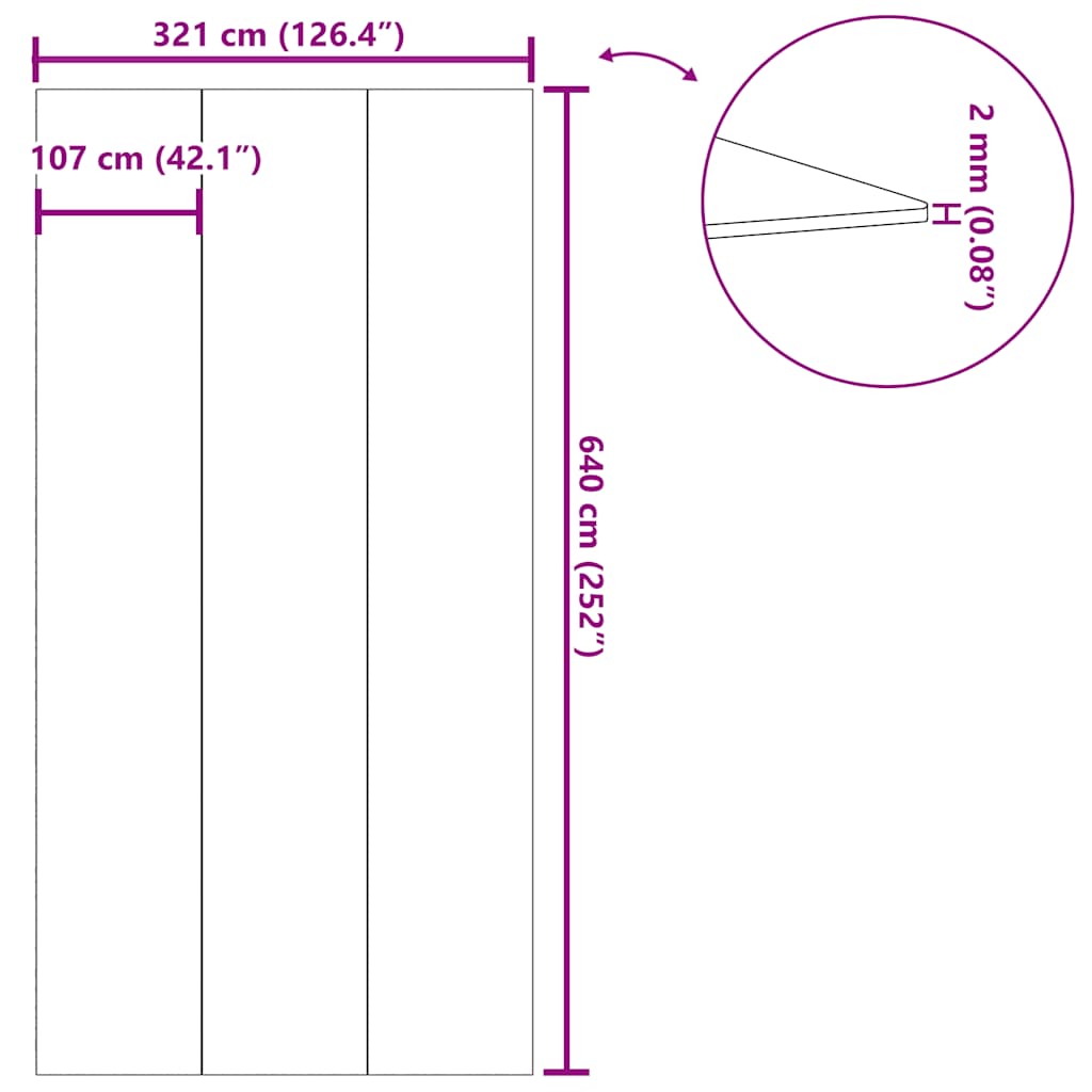 Podloga za bazen svijetlosiva 640x321 cm poliesterski geotekstil