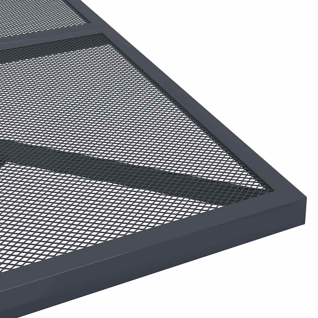 Vrtni stol antracit 80 x 80 x 72,5 cm od čelične mreže